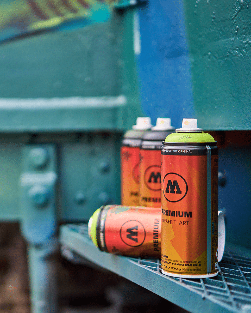 Molotow Premium spray paint cans