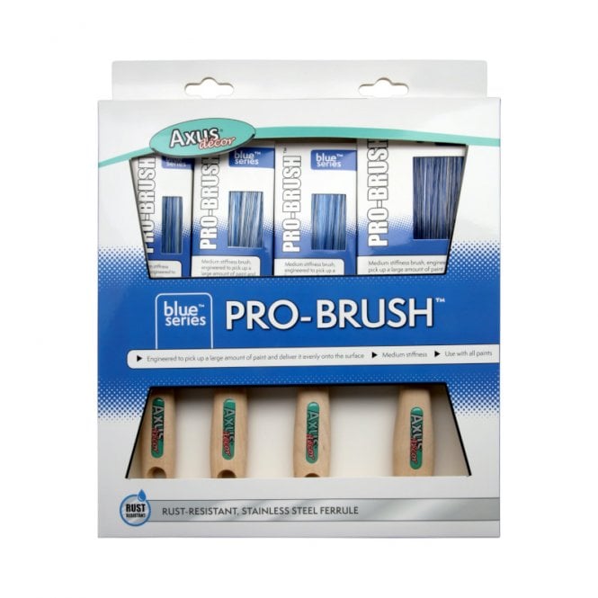 Axus Pro Brush Paint Brush - Set of 4