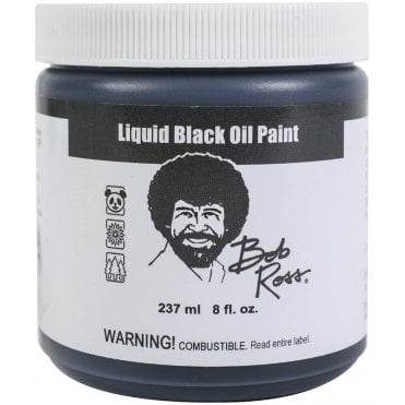Liquid Black Oil Paint 237ml