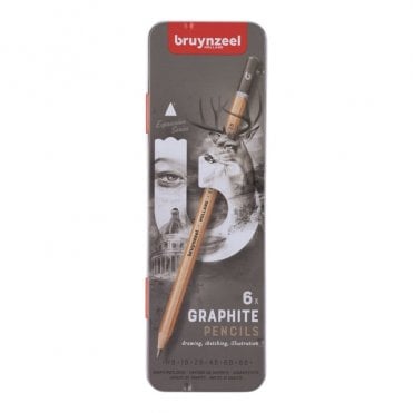 Bruynzeel 6 Graphite Pencil Set