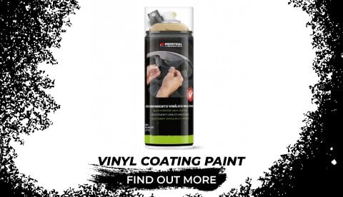 Vinyl coating spray paint