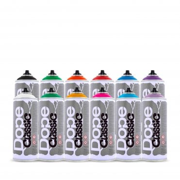 Classic Spray Paint 400ml - 12 Can Pack