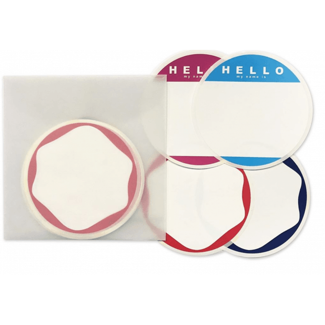 Egg Shell Stickers Circle Blank Pack