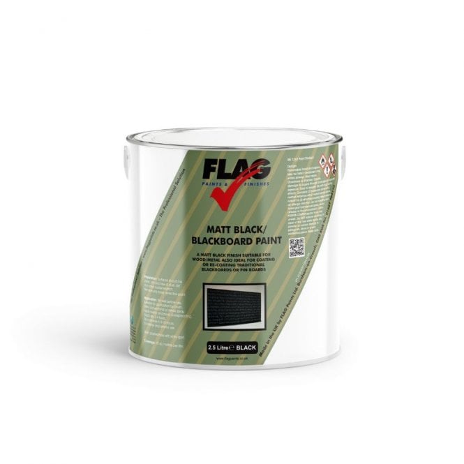 Flag - Blackboard Paint Matt Black 1L