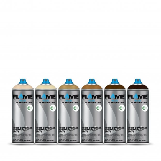 Flame Blue Spray Paint - Neutral Bundle