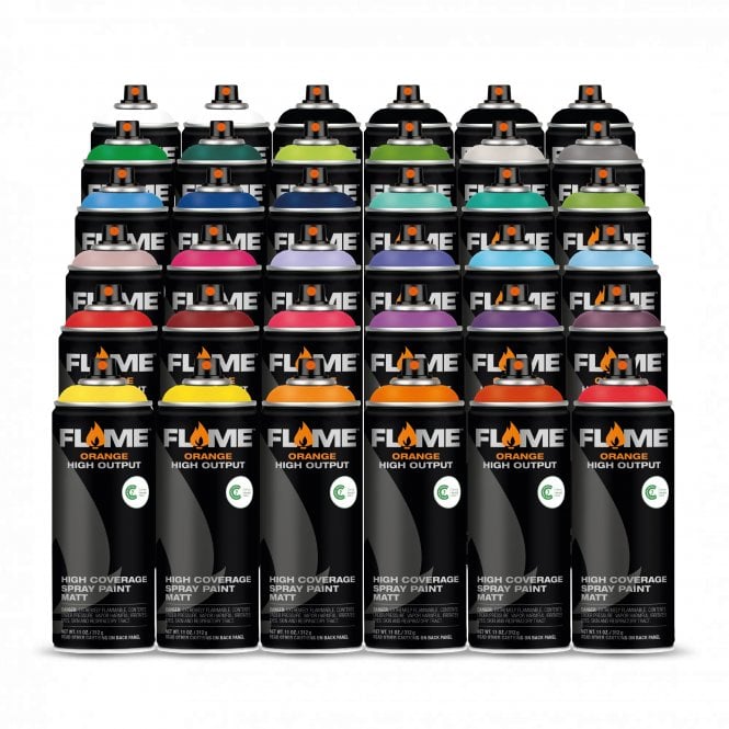 Orange Spray Paint - 36 Pack