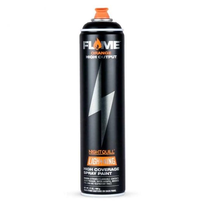 Flame Orange Spray Paint x NightQuill Lightning