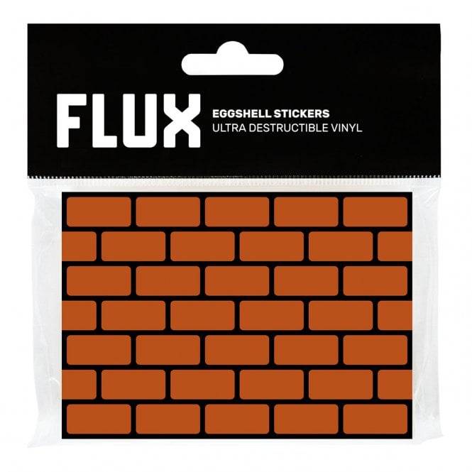 FLUX Eggshell Bricks Stickers (50) Orange
