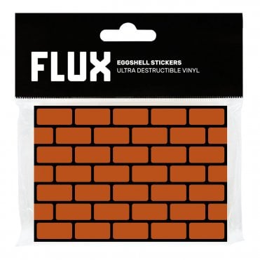 Eggshell Bricks Stickers (50) Orange