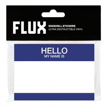 'Hello My Name Is' Eggshell Stickers (50)