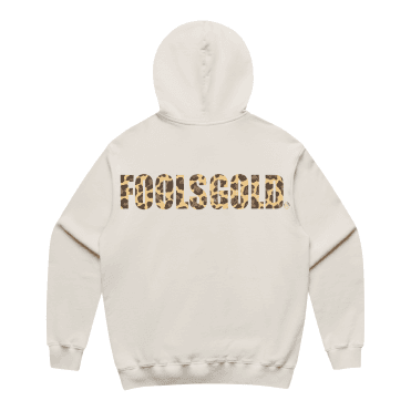 Cracked Leopard - Pullover Hoodie - Natural