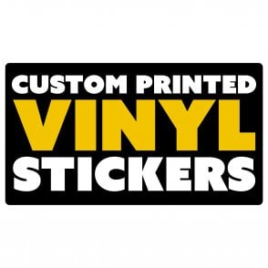 Graff-City 100x50mm Custom Printed Vinyl Stickers (Qty 100)