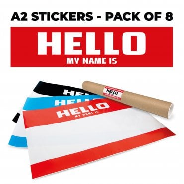 A2 Hello My Name Is Stickers (8)