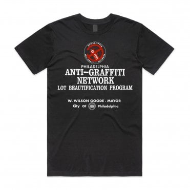 Anti-Graffiti Network T-Shirt - Black