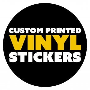 Graff-City Circular 80mm Custom Printed Vinyl Stickers (Qty 100)