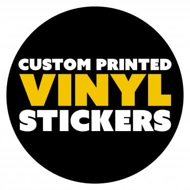 Circular 80mm Custom Printed Vinyl Stickers (Qty 100)