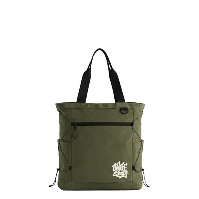 Graff-City Corner Logo Utility Tote Bag - Olive