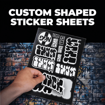 Custom Shaped Sticker Sheets