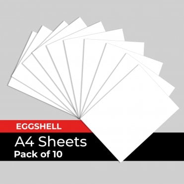 Eggshell Sticker Sheets - A4 - Pack of 10