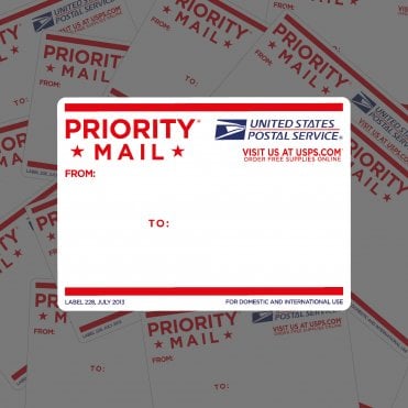 Eggshell USPS 228 stickers (10)