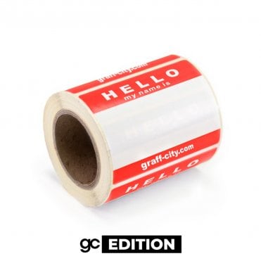 'Hello My Name Is' Stickers (250)