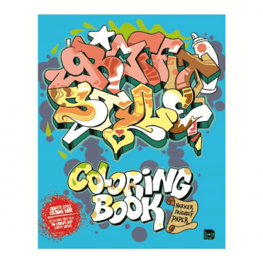 Graffiti Style Colouring Book