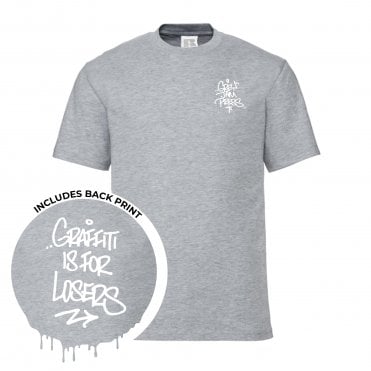 Grey Jam Press - Graffiti Is For Losers T-Shirt (Grey)