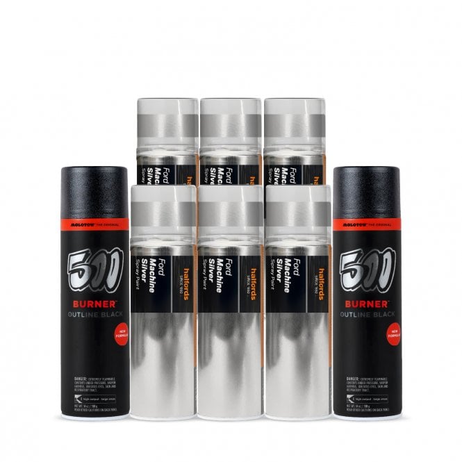 Halfords Chrome & Black Pack 1
