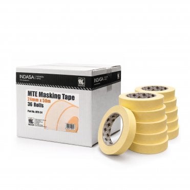 Indasa - MTE Masking Tape 24mm x 50m (Full Box)