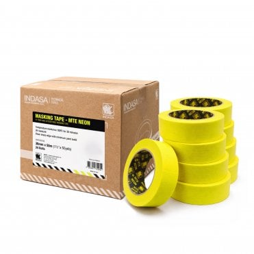 Indasa - MTE Neon Masking Tape 36mm x 50m (Full Box)