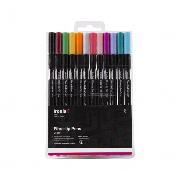 Ironlak Fibre-Tip Pens - Series 1 (12)