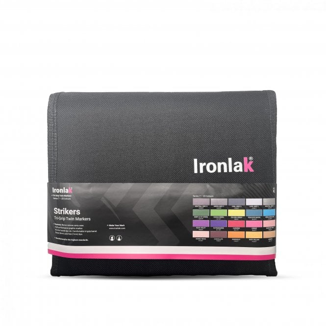 Ironlak Strikers - Tri-Grip Twin Marker - Series 7