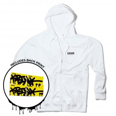 Super Permanent Sticker Zip Sweatshirt