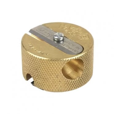 M&R Professional Brass Pencil Sharpener - 2 Hole