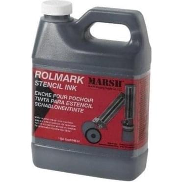 Rolmark Stencil Ink - Black