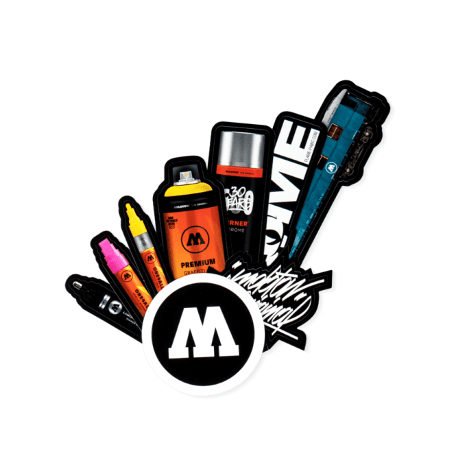 Molotow 100 Set Stickers