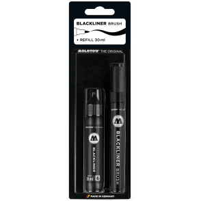 Blackliner Brush Marker & Refill