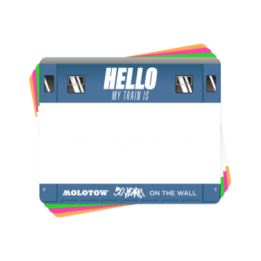Hello My Paint Is - Sticker Set - 30 Years