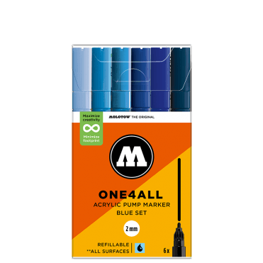 One4All 127HS Blue Set - 2mm Round Tip (6)