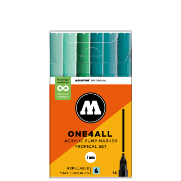 One4All 127HS Tropical Set - 2mm Round Tip (6)