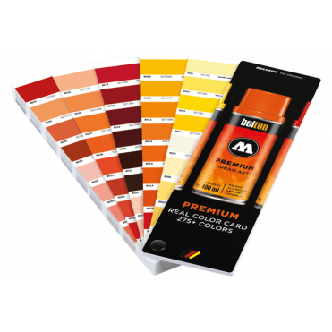 Premium True Colour Chart - 275+ Real Colours