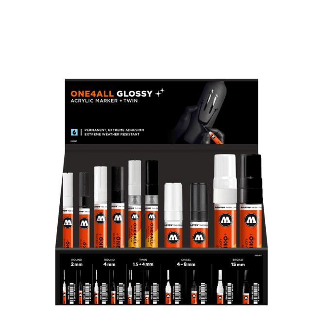 Molotow Sales Display One4All Glossy Marker