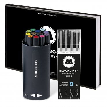 Sketcher Twin Markers Blackbook Pack 1