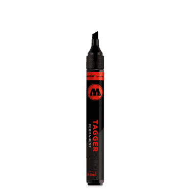 Tagger Marker 2-6mm Chisel Black