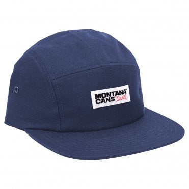 5-Panel Typo Logo Cap Navy