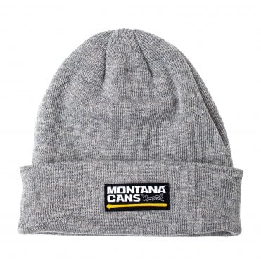 Beanie Logo Line Grey Heather