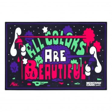 Doormat "All Colours are Beautiful" by Max Solca