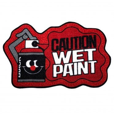 Doormat - Caution, Wet Paint (Red)