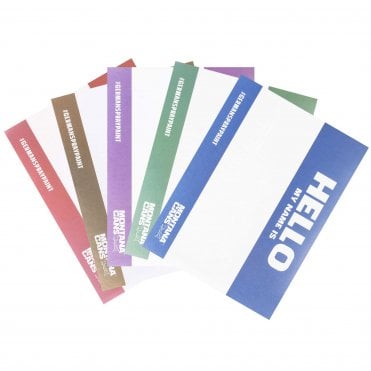 Hello My Name Is Sticker - Metallic Pack