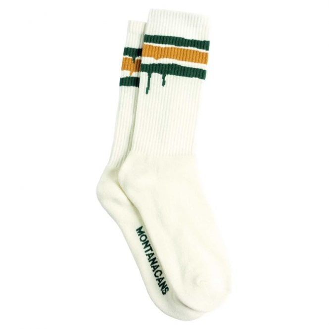 Montana Socks - Stripes Off White